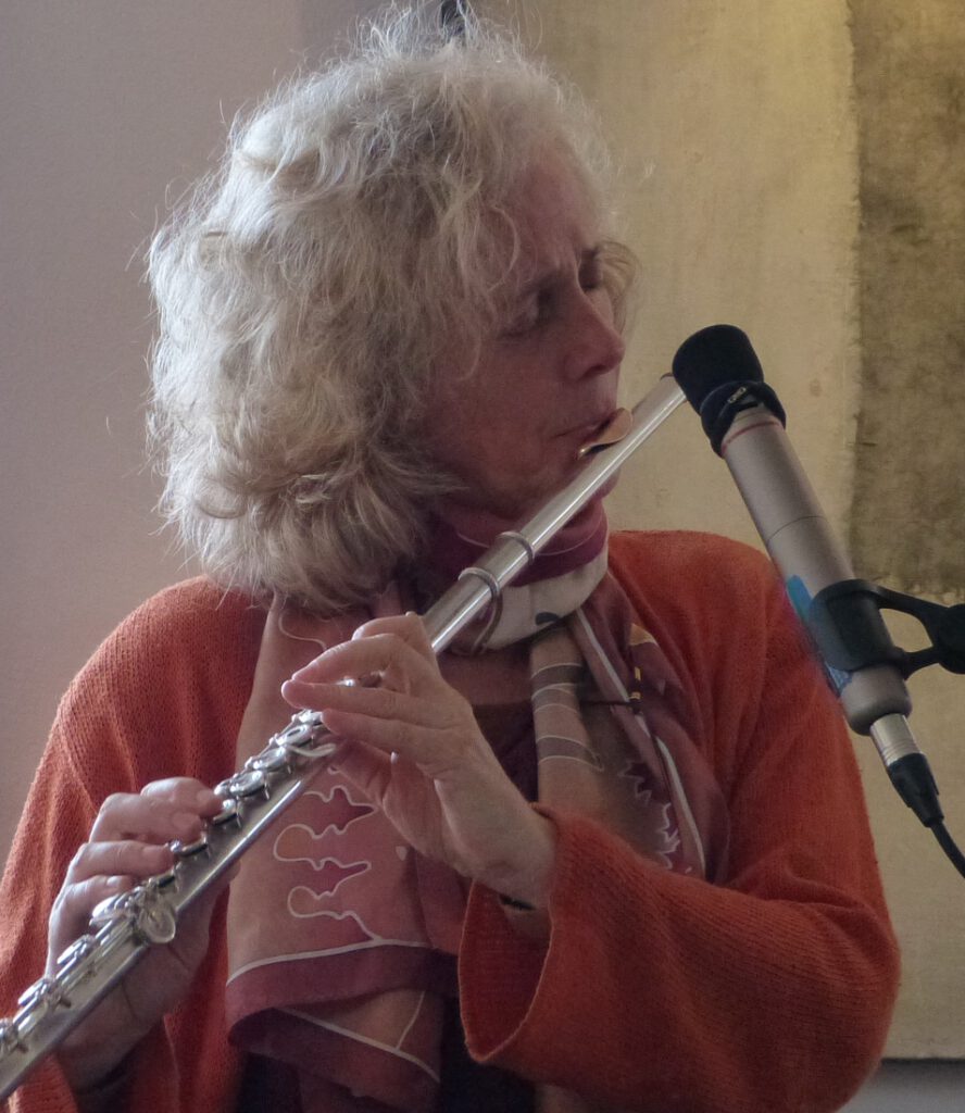 meditative flute playing