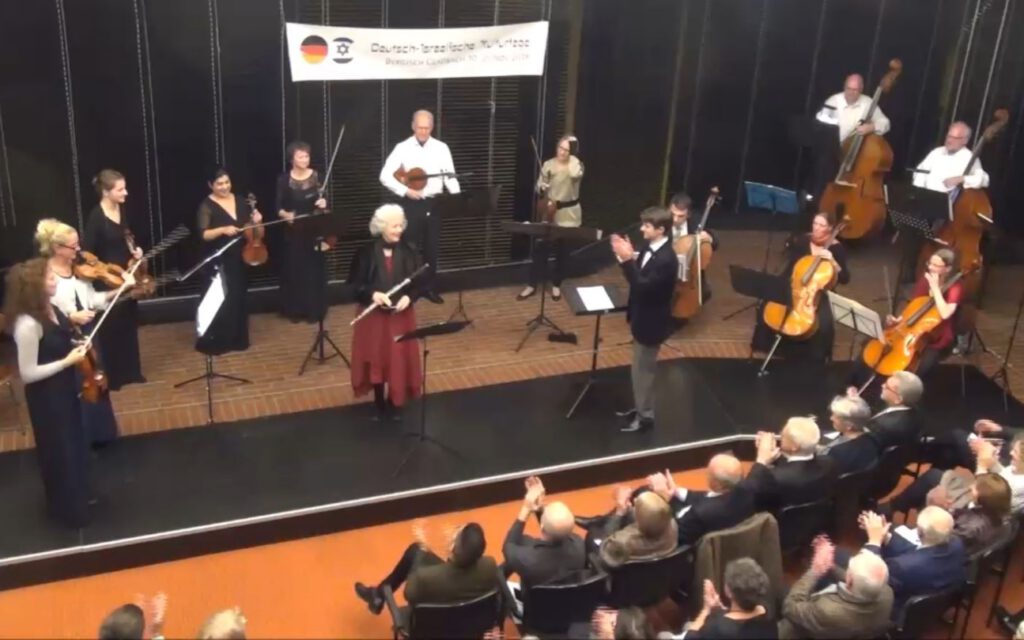 Playing Vivaldi in Bergisch Gladbach.