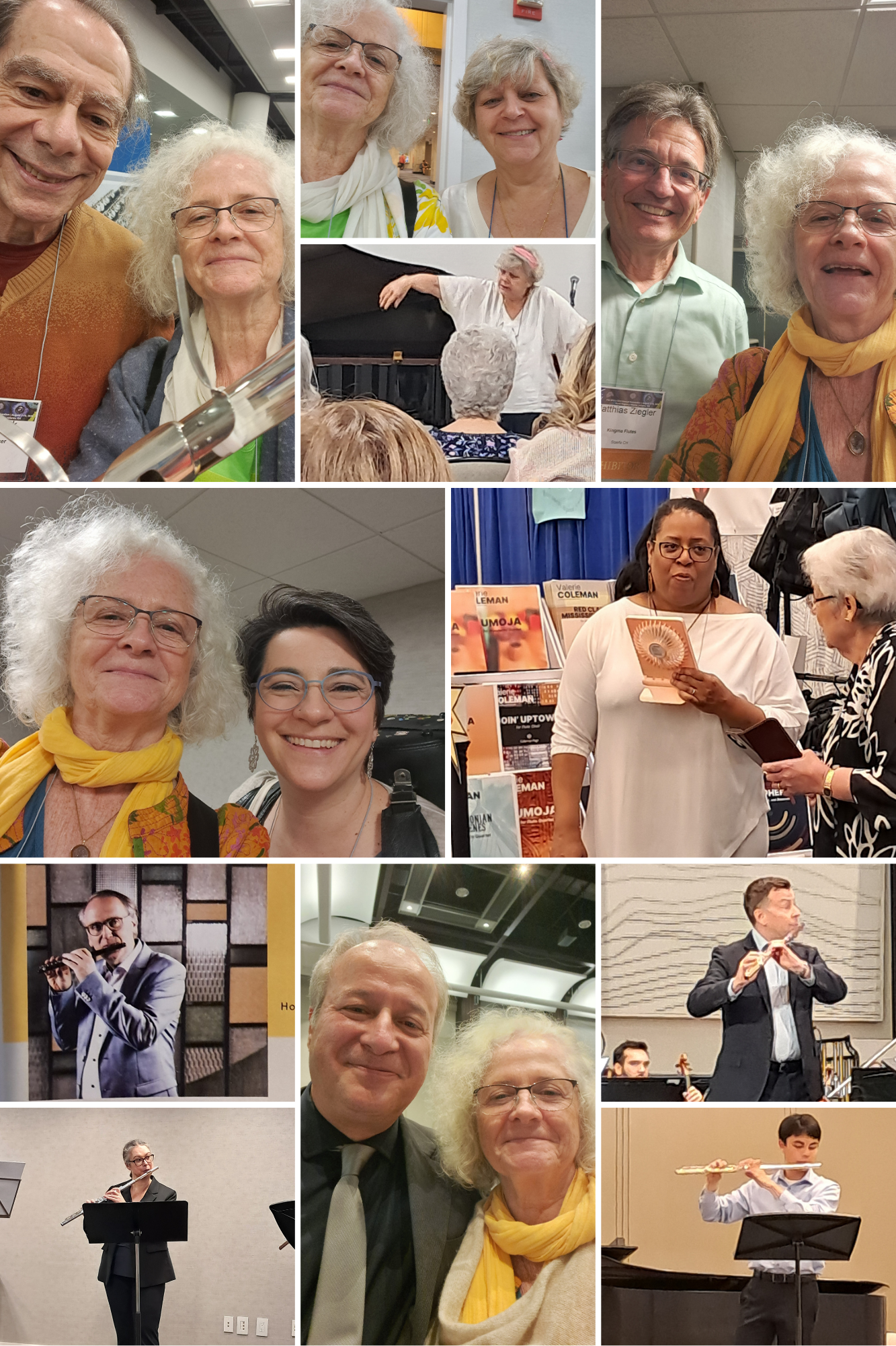 composers and flutists of low and high flutes, Sophie Dufeautrelle, Matthias Zeilger, Shanna Pranaitis, Valerie Coleman and Carla Rees, piccolo masters Peter Verhoyen, Julin Cheung and Nicola Mazzanti as well as superstar Stefán Ragnar Höskuldsson