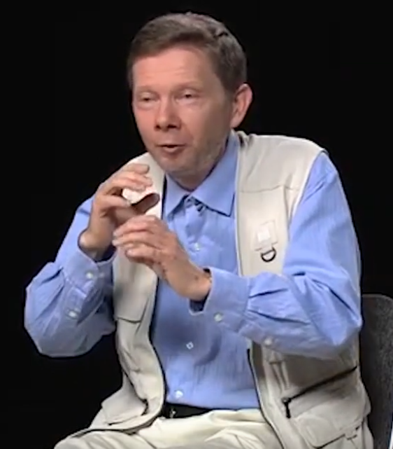 Eckhart plays the soundless flute