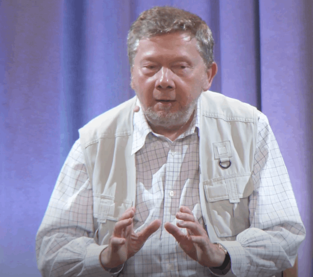 Eckhart Tolle Gesture