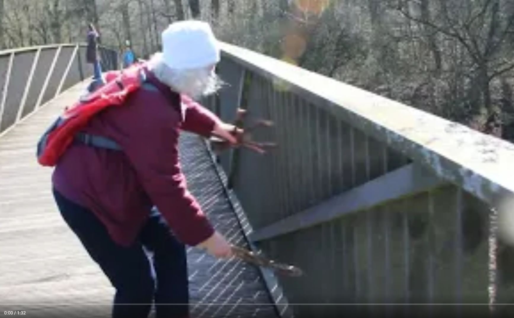Nandin playing the Xylophone Bridge