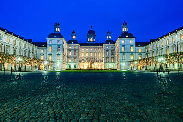 Bensberg Castle at night, Easter Monday Concert