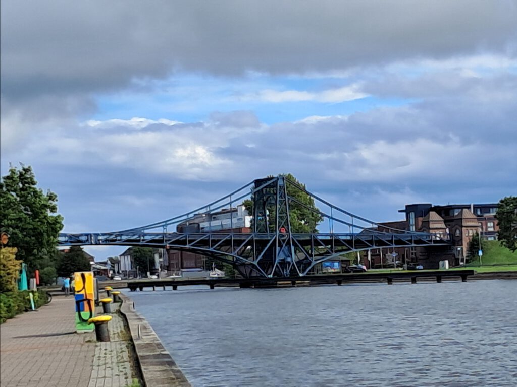 Largest-Swing-Bridge-in-Europe Wilhelmshaven - Largest Swing Bridge in Europe, Sunken Harbours, Swing Bridges and One Date for Your Calendar